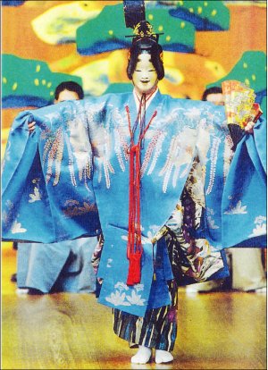 Noh, the classical stage art of Japan.