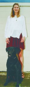Elizabeth Kazmierczak and her labrador Hera are looking forward to the opening of a pooch park in Christchurch.
