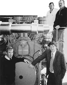 Giant generator saved from scrap heap