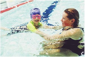 I'm swimming!