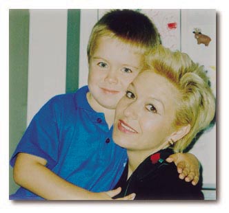 Liz Ellington and son Adam, of Christchurch. "When he asked me, when we were building a Trojan horse, ‘Can you get Trojan pigs? ’, I kept laughing out loud for the rest of the day... It’s the joy and fun he brings to my life that makes me forge the difficult moments of parenting," Liz says.