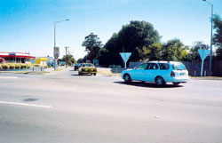main road into Johns Road
