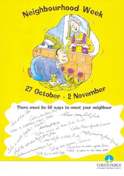 Neighbourhood Week, 27 October - 2 November