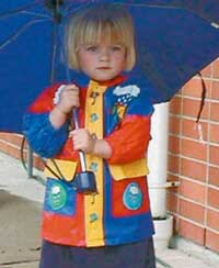 Three-year-old Ella McLaren visits the Wastewater Treatment Plant.
