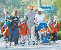 Walk To School Day Mayor