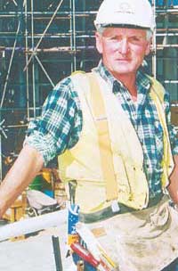 On the spot: In the early 70s Harry Gavin lived in the place where he’s working today.
