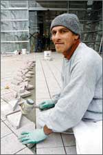 Works in glass and stone 