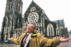 Chris Oldham, Cathedral administrator is delighted with the Council's Contribution.