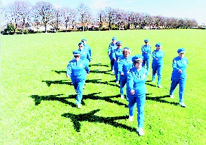Fay (pictured front) and the Roulettes