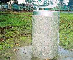 A new fountain for skateboarders