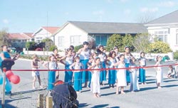 Wharenui School’s Kapa Haka Group performing