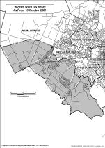 Wigram Ward Map 