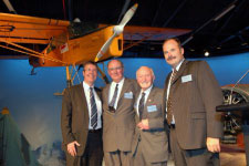 Mayor Garry Moore at the event opening the Antarctica Season with Bill Cranfield, Wing Commander, John Claydon and Lou Sanson, Chief Executive of Antarctica New Zealand. Mayor Garry Moore at the event opening the Antarctica Season with Bill Cranfield, Wing Commander, John Claydon and Lou Sanson, Chief Executive of Antarctica New Zealand.