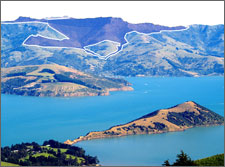 Misty Peaks, the land above Akaroa that the Council has purchased.